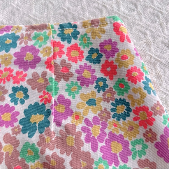 WILD FABLE NEON FLORAL SKIRT - Picture 12 of 14